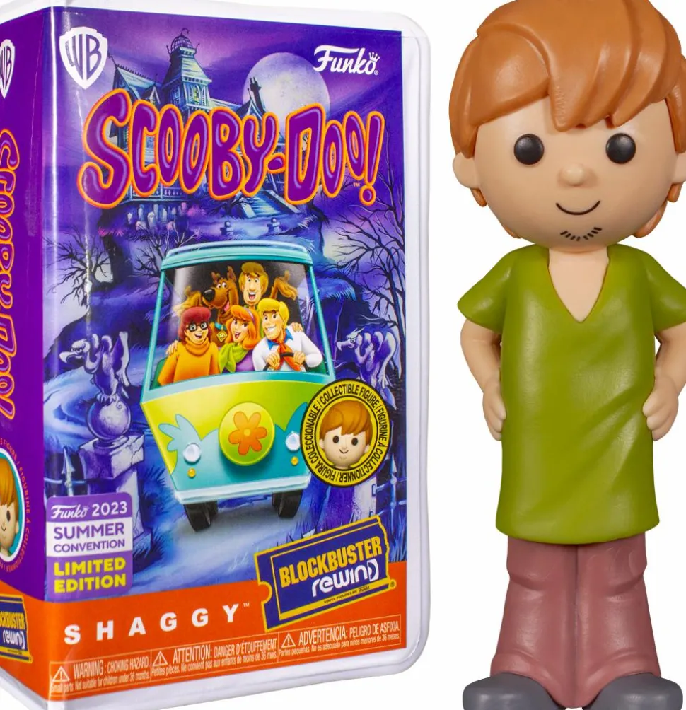 Scooby-Doo! - Shaggy Blockbuster Rewind Vinyl Figure (2023 Summer Convention Exlusive) (Popcultcha Exclusive)