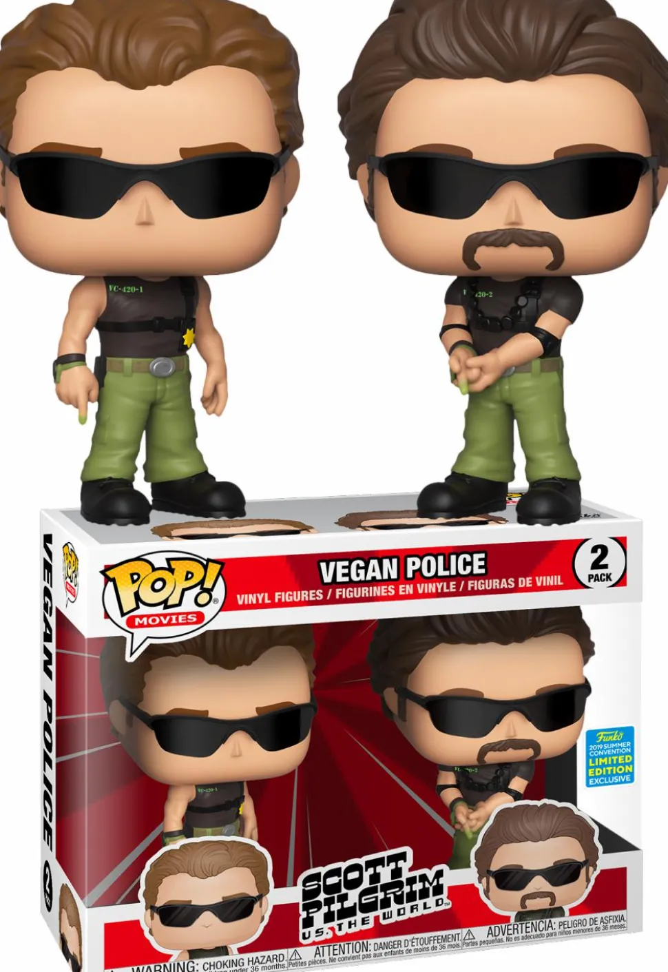 Scott Pilgrim vs. the World - Vegan Police Pop! Vinyl Figure 2-Pack (2019 Summer Convention Exclusive)