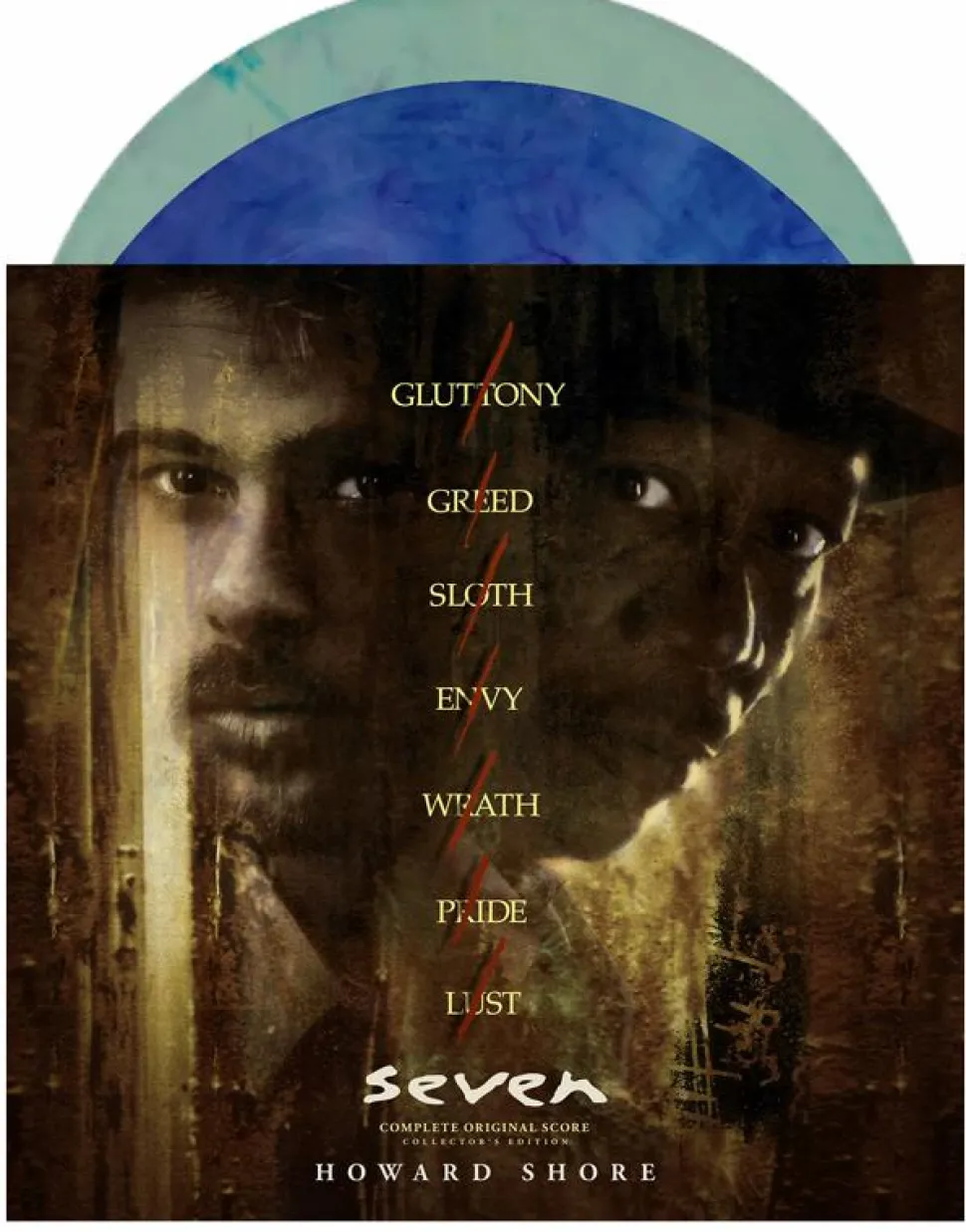 Seven (1995) - Original Motion Picture Score by Howard Shore 2xLP Vinyl Record ("Lust & Sloth" Coloured Vinyl)