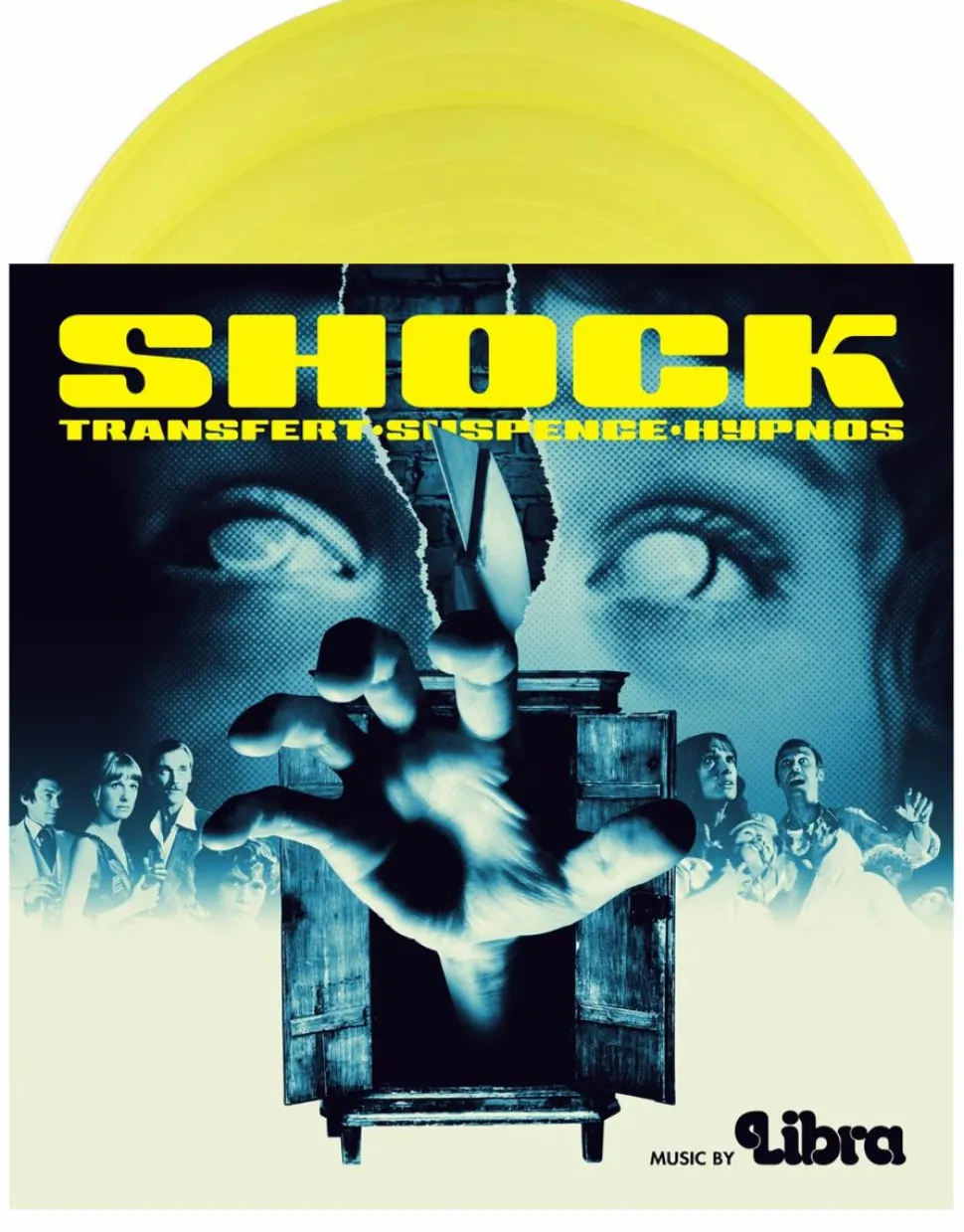 Shock (1997) - Original Motion Picture Soundtrack by Libra 2xLP Vinyl Record (Translucent Yellow Coloured Vinyl)