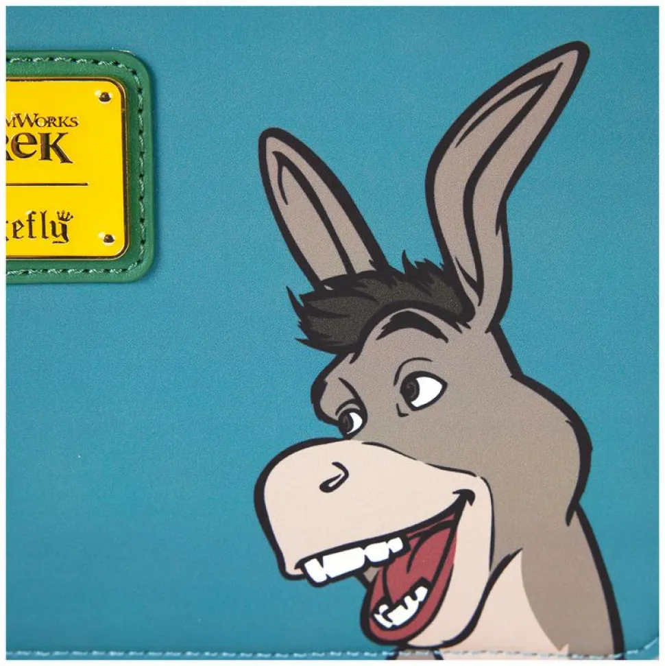 Shrek - Shrek & Donkey Sunflower Field 6" Faux Leather Crossbody Bag