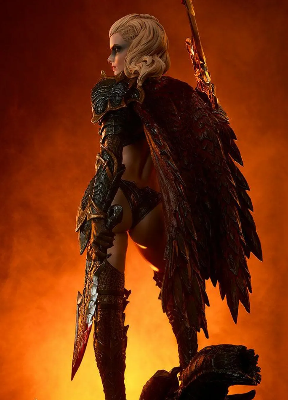 Sideshow Originals - Dragon Slayer: Warrior Forged in Flame 18” Statue
