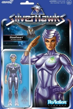 SilverHawks (1986) - Steelheart (Toy Version) ReAction 3.75" Action Figure (Wave 1)