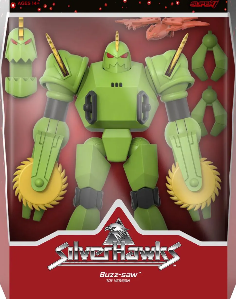 SilverHawks - Buzz-Saw (Toy Version) Ultimates! 7" Scale Action Figure (Wave 4)