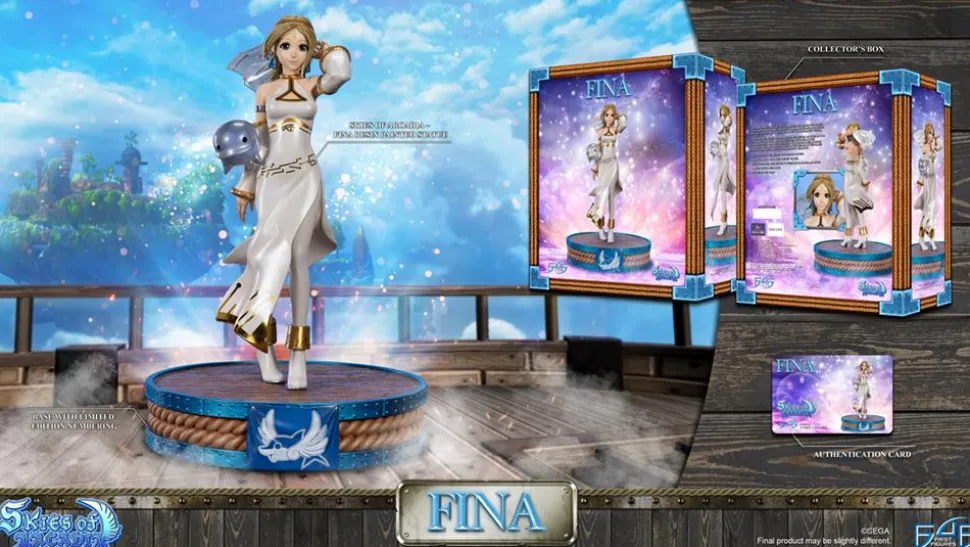 Skies of Arcadia - Fina 12" Statue
