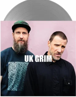 Sleaford Mods - UK Grim LP Vinyl Record (Silver Coloured Vinyl)