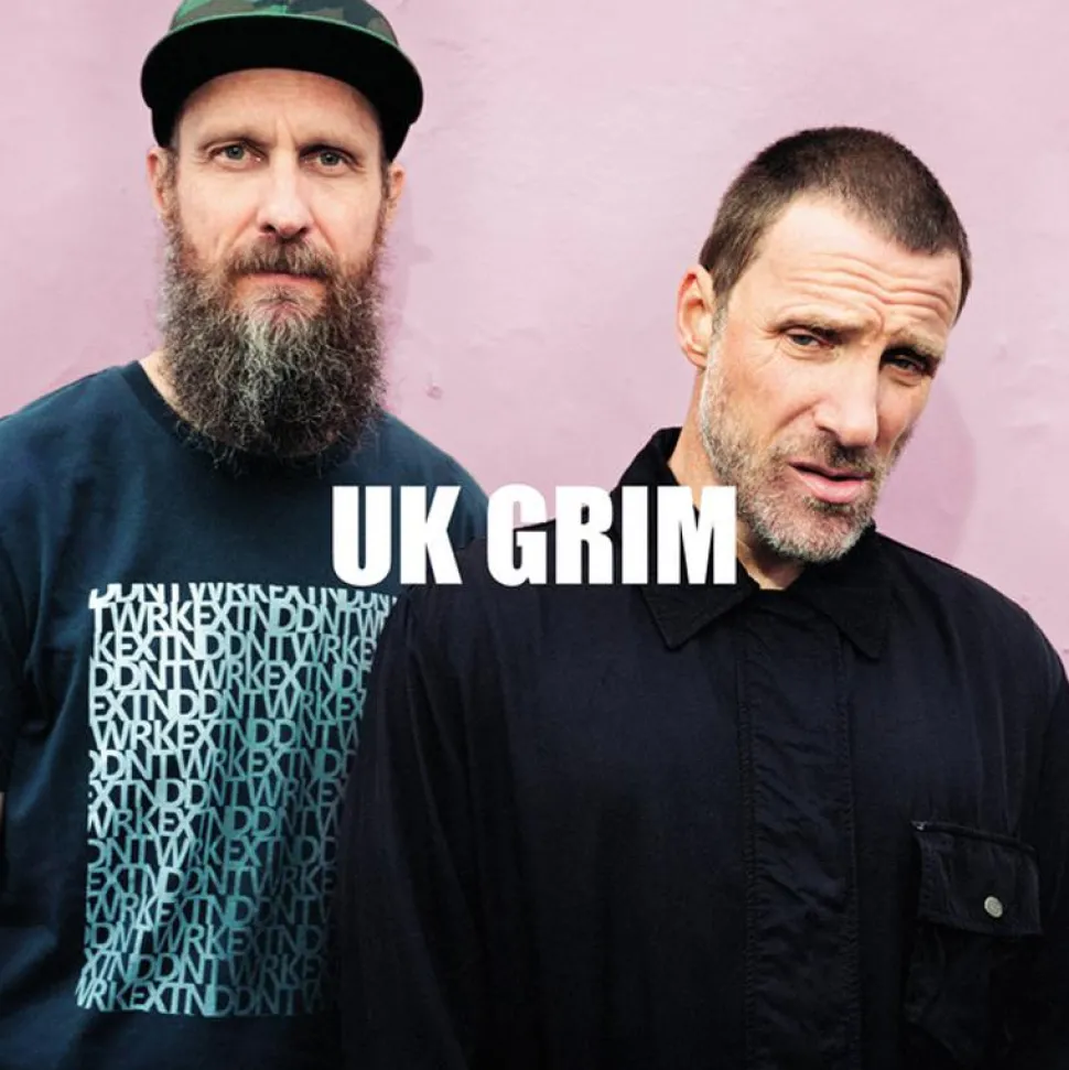Sleaford Mods - UK Grim LP Vinyl Record (Silver Coloured Vinyl)