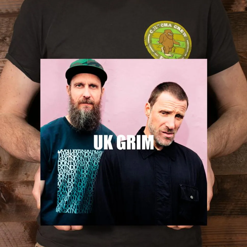 Sleaford Mods - UK Grim LP Vinyl Record (Silver Coloured Vinyl)