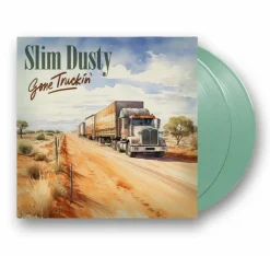 Slim Dusty - Gone Truckin' 2xLP Vinyl Record (Eucalyptus Green Coloured Vinyl)