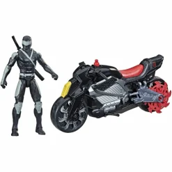 Snake Eyes: G.I. Joe Origins (2021) - Snake Eyes with Stealth Cycle 6” Scale Action Figure Vehicle