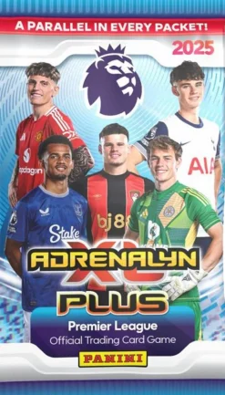 Soccer - 2025 Premier League Panini Adrenalyn XL Plus Soccer Trading Cards Booster Pack (8 Cards)