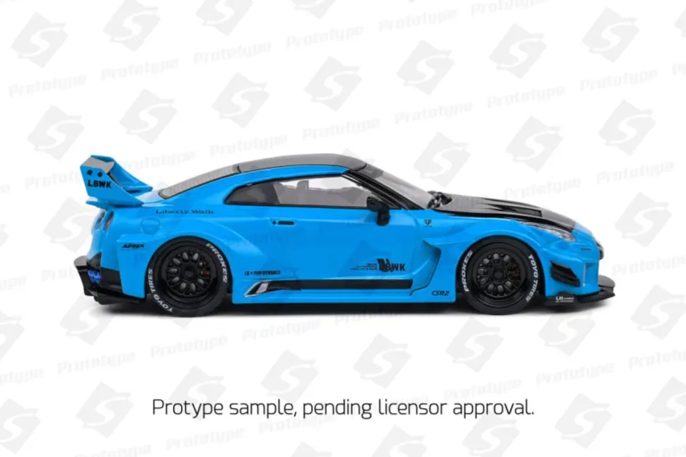 Solido Cars - 2019 Nissan GTR35 Liberty Walk Silhouette Miami 1/43 Scale Die-Cast Vehicle Replica