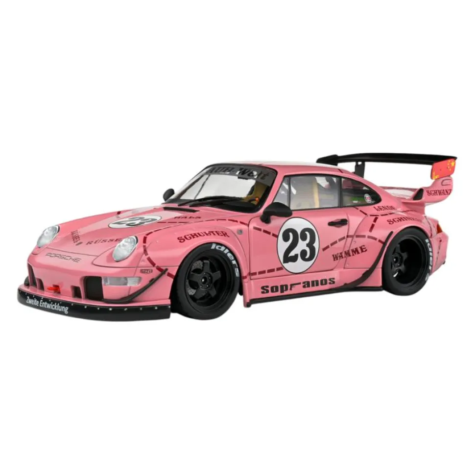 Solido Cars - 2020 Porsche 911 RWB Bodykit Pink Pig 1/18th Scale Die-Cast Vehicle Replica