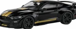 Solido Cars - Black 2020 Shelby Mustang GT500 1/43 Scale Die-Cast Vehicle Replica