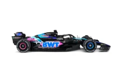 Solido Cars - Esteban Ocon's 2024 Alpine A524 Formula 1 Racing Car (Presentation Version) 1/18th Scale Die-Cast Vehicle Replica