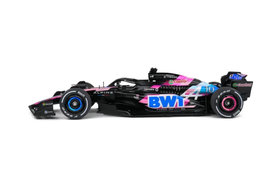 Solido Cars - Pierre Gasly's 2024 Alpine A524 Formula 1 Racing Car (Presentation Version) 1/18th Scale Die-Cast Vehicle Replica