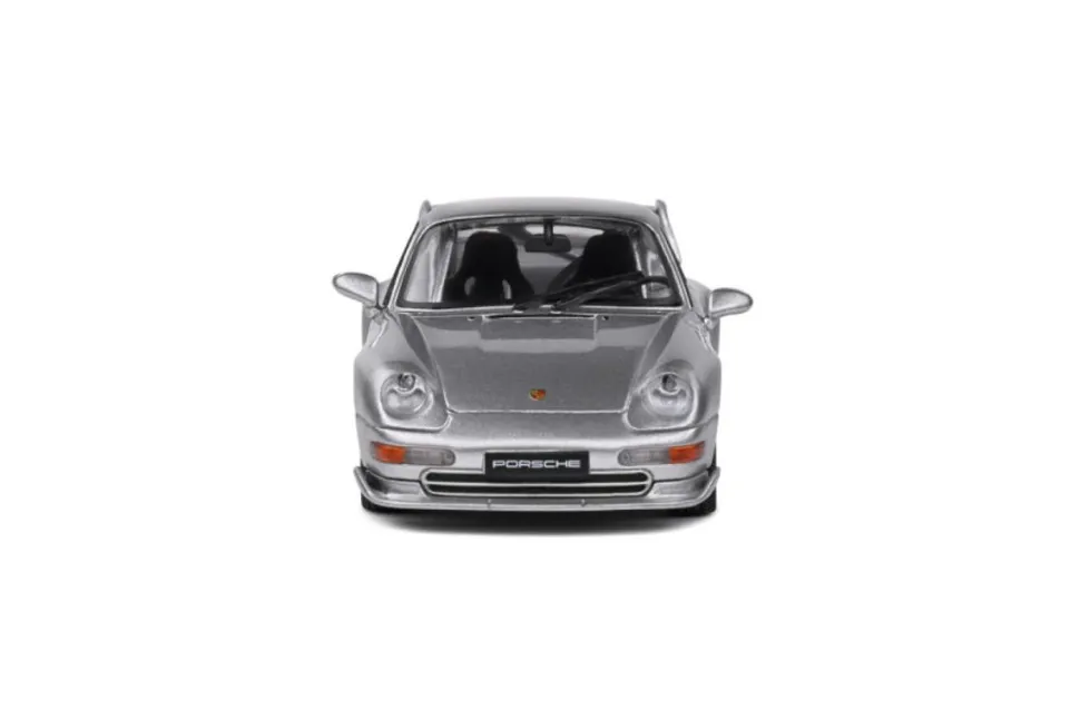 Solido Cars - Silver 1993 Porsche 911 (993) RS Clubsport Polar 1/43 Scale Die-Cast Vehicle Replica