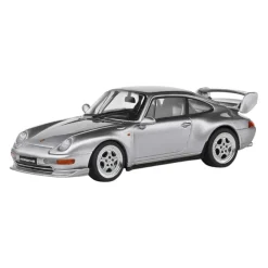 Solido Cars - Silver 1993 Porsche 911 (993) RS Clubsport Polar 1/43 Scale Die-Cast Vehicle Replica