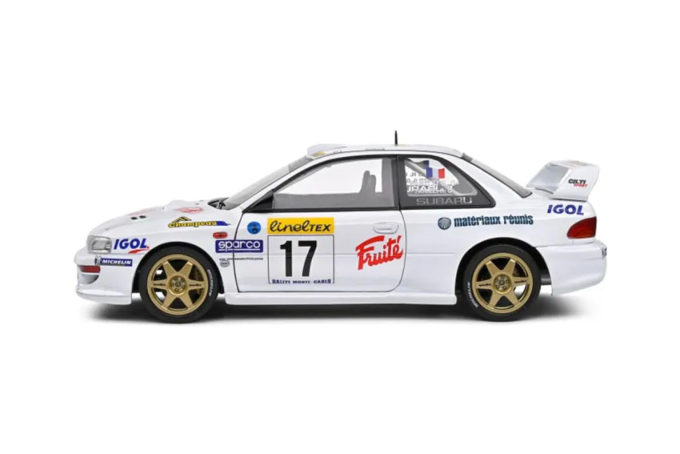 Solido Cars - Subaru Impreza S5 WRC99 22B (#17 Panizzi 1999 Monte Carlo Rally) 1/18th Scale Die-Cast Vehicle Replica