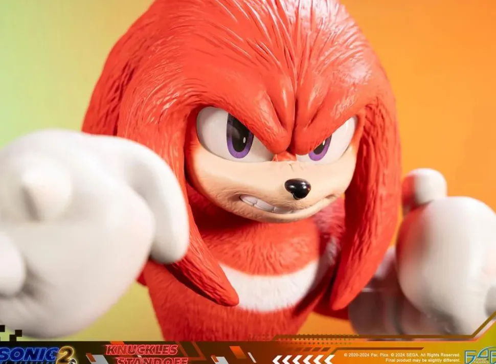 Sonic the Hedgehog 2 - Knuckles Standoff 12" Statue