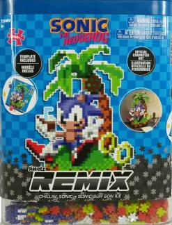 Sonic the Hedgehog - Chillin' Sonic Jixelz Remix Jigsaw Puzzle (1200+ Pieces)