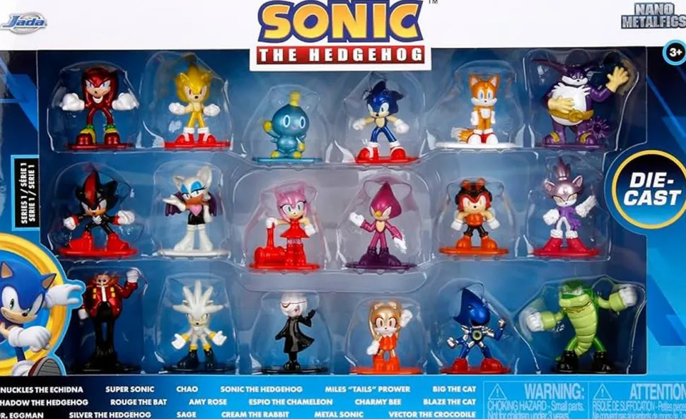 Sonic the Hedgehog - Nano Metalfigs 1.65" Die-Cast Figure 18-Pack (Series 1)