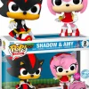 Sonic the Hedgehog - Shadow & Amy Flocked Pop! Vinyl Figure 2-Pack