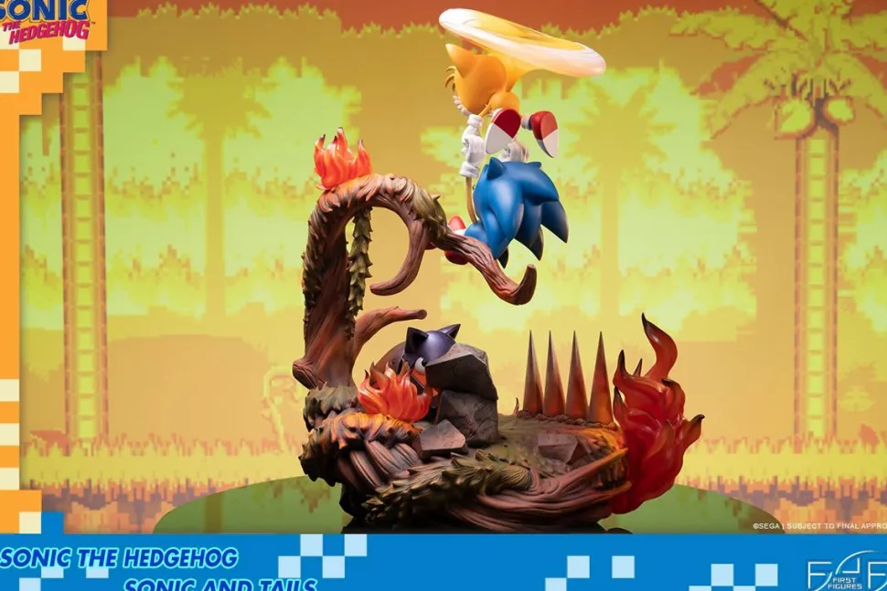 Sonic the Hedgehog - Sonic & Tails Diorama Statue