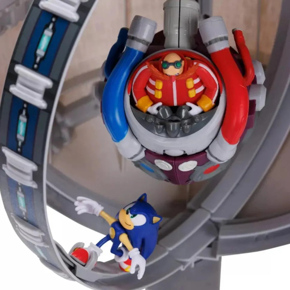 Sonic the Hedgehog - Sonic with Death Egg Diorama 2.5" Scale Action Figure Playset