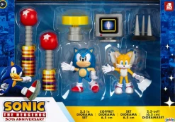 Sonic the Hedgehog - Sonic the Hedgehog & Tails Diorama 2.5” Scale Action Figure Playset
