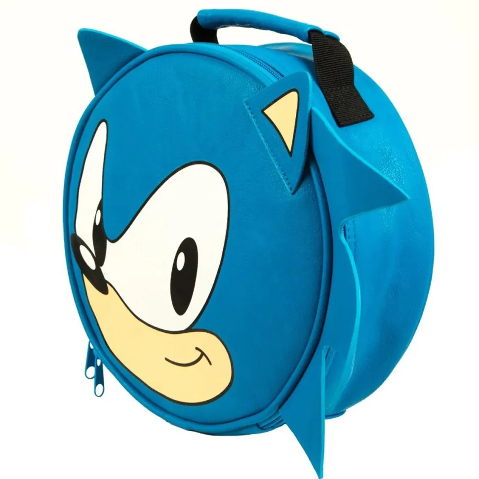 Sonic the Hedgehog - Sonic 9" Faux Leather Insulated Lunch Tote Bag
