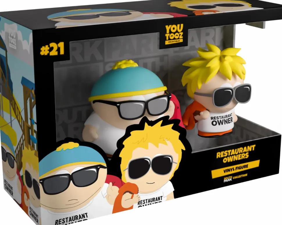 South Park - Restaurant Owners 4" Vinyl Figure 2-Pack