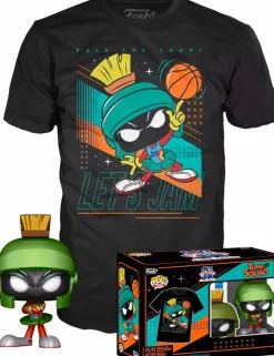 Space Jam 2: A New Legacy - Marvin the Martian Metallic Pop! Vinyl Figure & T-Shirt Box Set