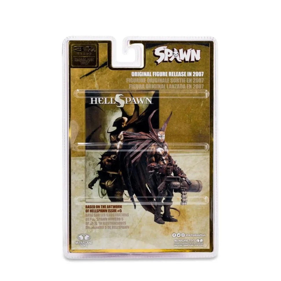 Spawn - Hellspawn 30th Anniversary 7" Scale Posed Action Figure