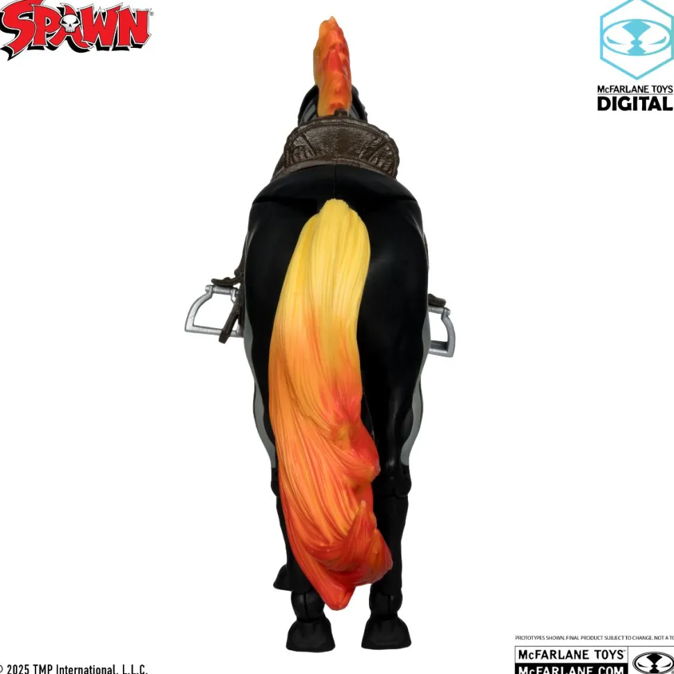 Spawn: The Dark Ages - Spawn the Bloodaxe with Horse McFarlane Toys Digital Gold Label 7" Scale Action Figure 2-Pack