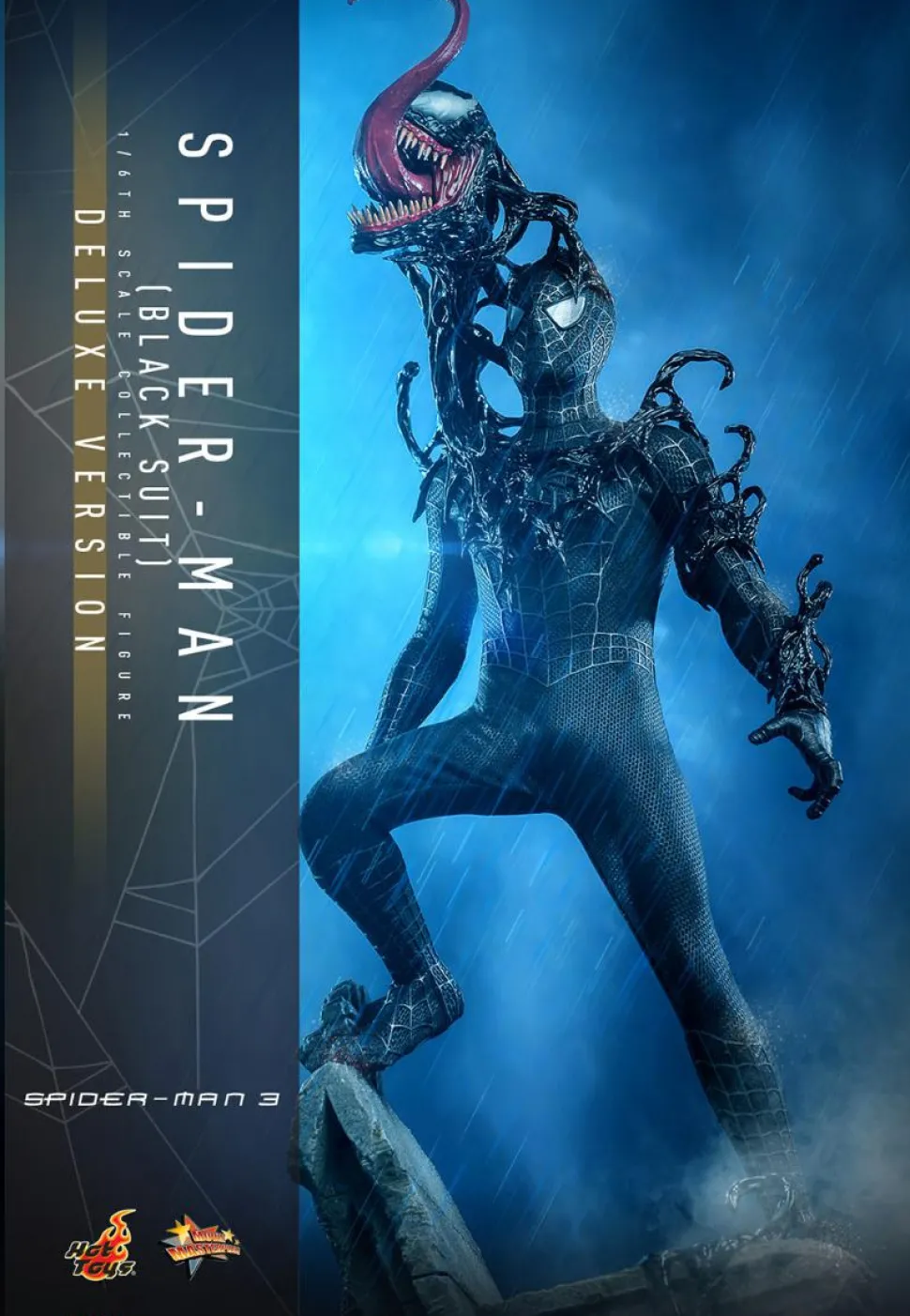 Spider-Man 3 - Spider-Man (Black Suit) Deluxe 1/6th Scale Hot Toys Action Figure