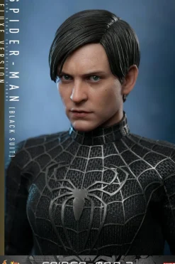 Spider-Man 3 - Spider-Man (Black Suit) Deluxe 1/6th Scale Hot Toys Action Figure
