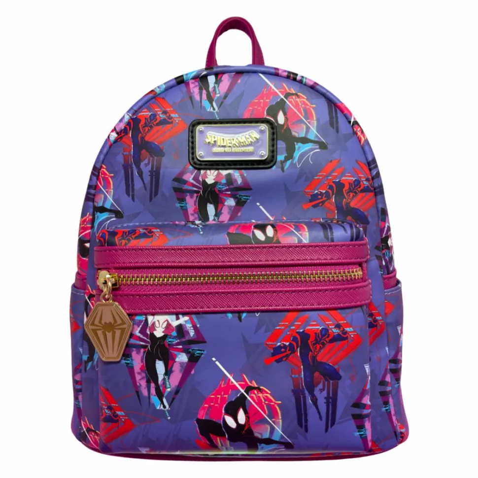 Spider-Man - Across the Spider-Verse 10” Faux Leather Mini Backpack