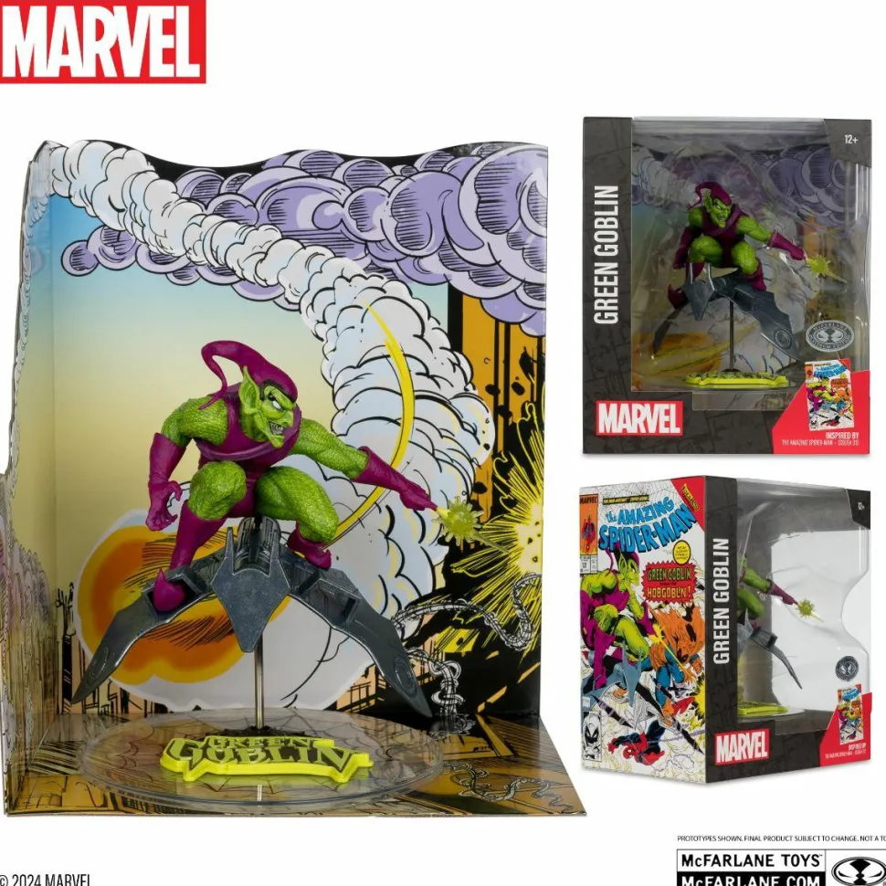 Spider-Man - Green Goblin (The Amazing Spider-Man #312) Platinum Edition 1/10th Scale PVC Posed Figure