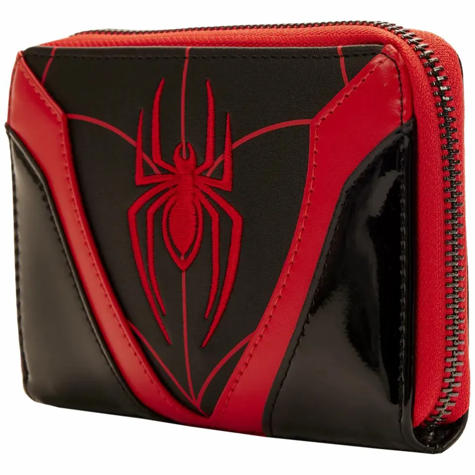 Spider-Man - Miles Morales Cosplay 4” Faux Leather Zip-Around Wallet