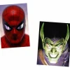 Spider-Man - Spider-Man: Portraits of Heroism & Green Goblin: Portraits of Villainy Set Fine Art Print Set by Alex Ross (Set of 2)