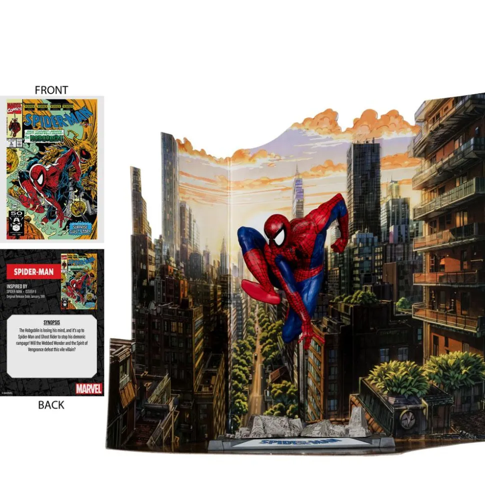 Spider-Man - Spider-Man (Spider-Man #6) by Todd McFarlane 1/10th Scale Posed Figure