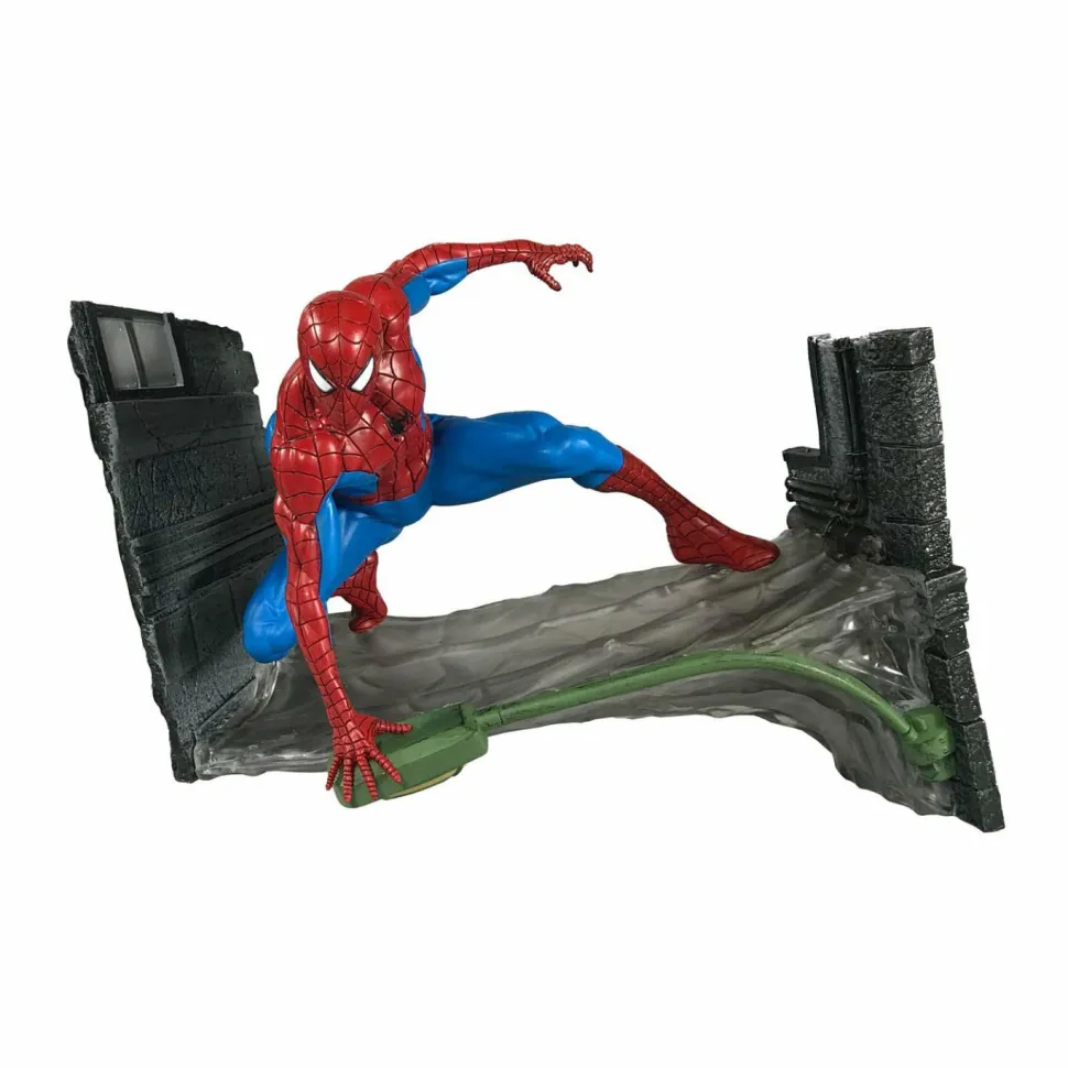 Spider-Man - Spider-Man Webbing Marvel Gallery 7” PVC Diorama Statue