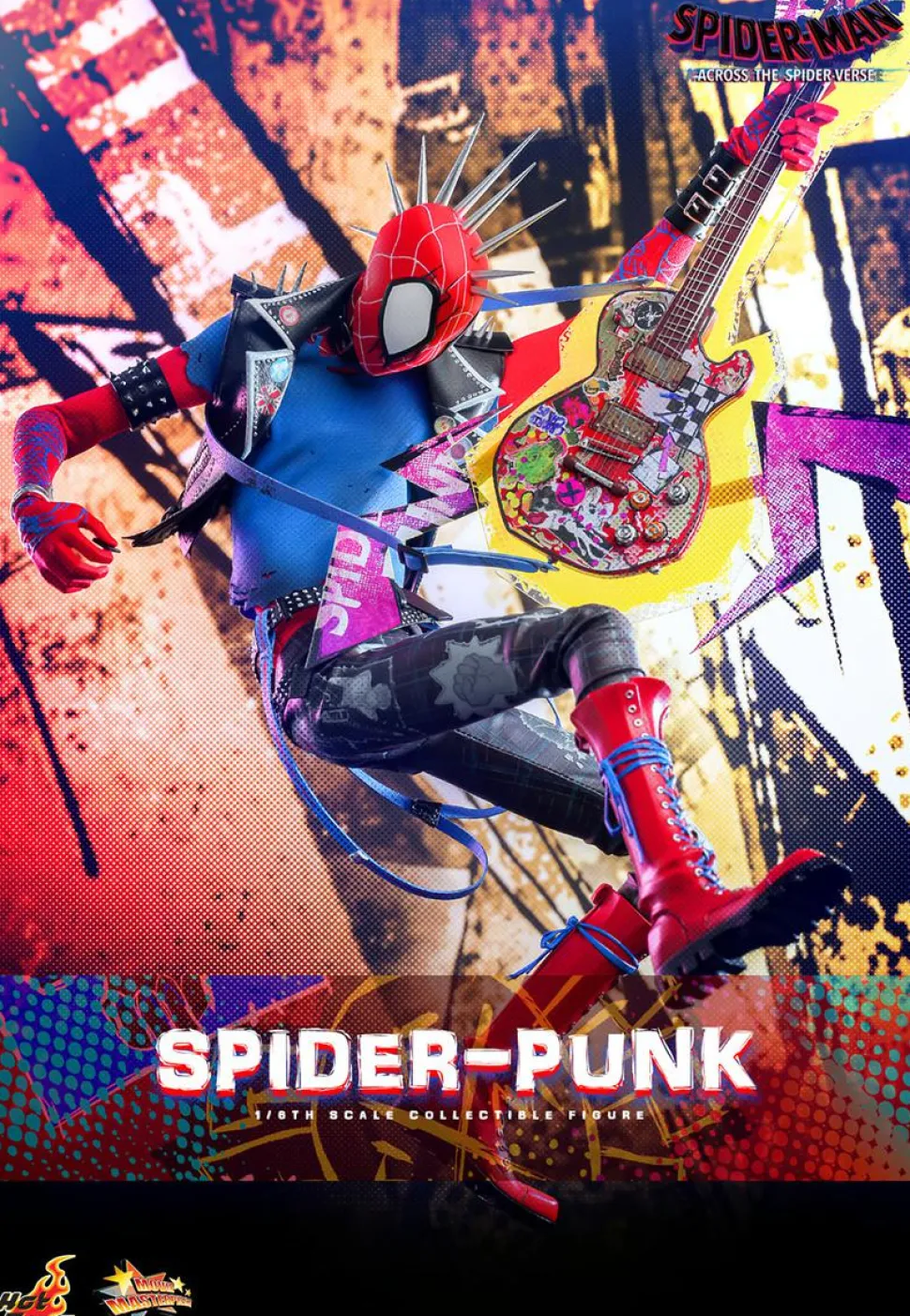 Spider-Man: Across the Spider-Verse - Spider-Punk 1/6th Scale Hot Toys Action Figure
