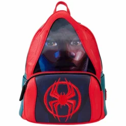 Spider-Man: Across the Spider-Verse (2023) - Miles Hoodie Cosplay Lenticular 10" Faux Leather Mini Backpack