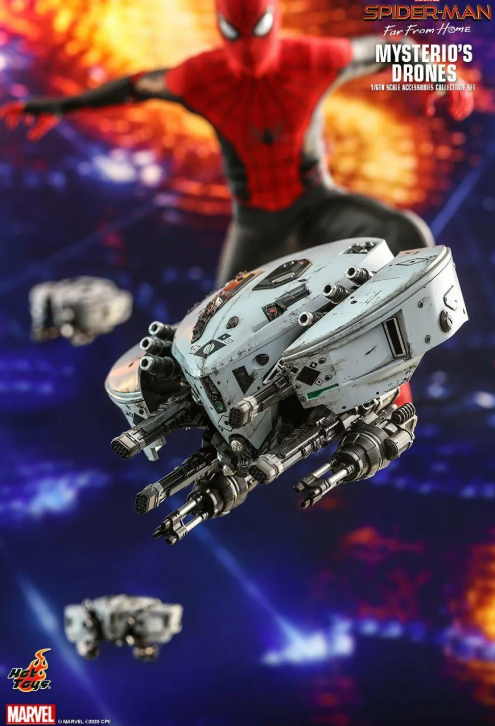Spider-Man: Far From Home - Mysterio’s Drones 1/6th Scale Hot Toys Accessory Set