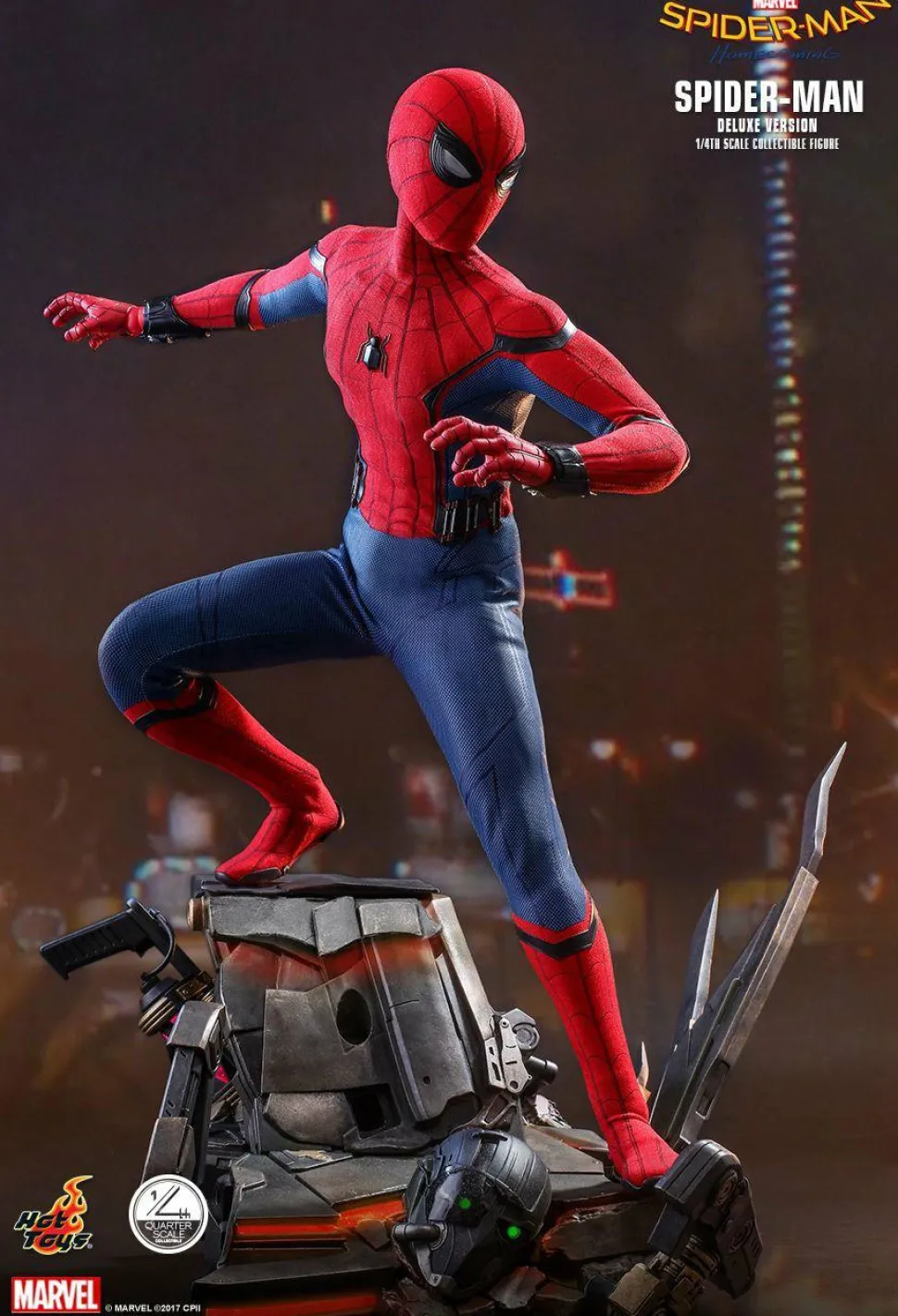 Spider-Man: Homecoming - Spider-Man Deluxe 1/4 Scale Hot Toys Action Figure