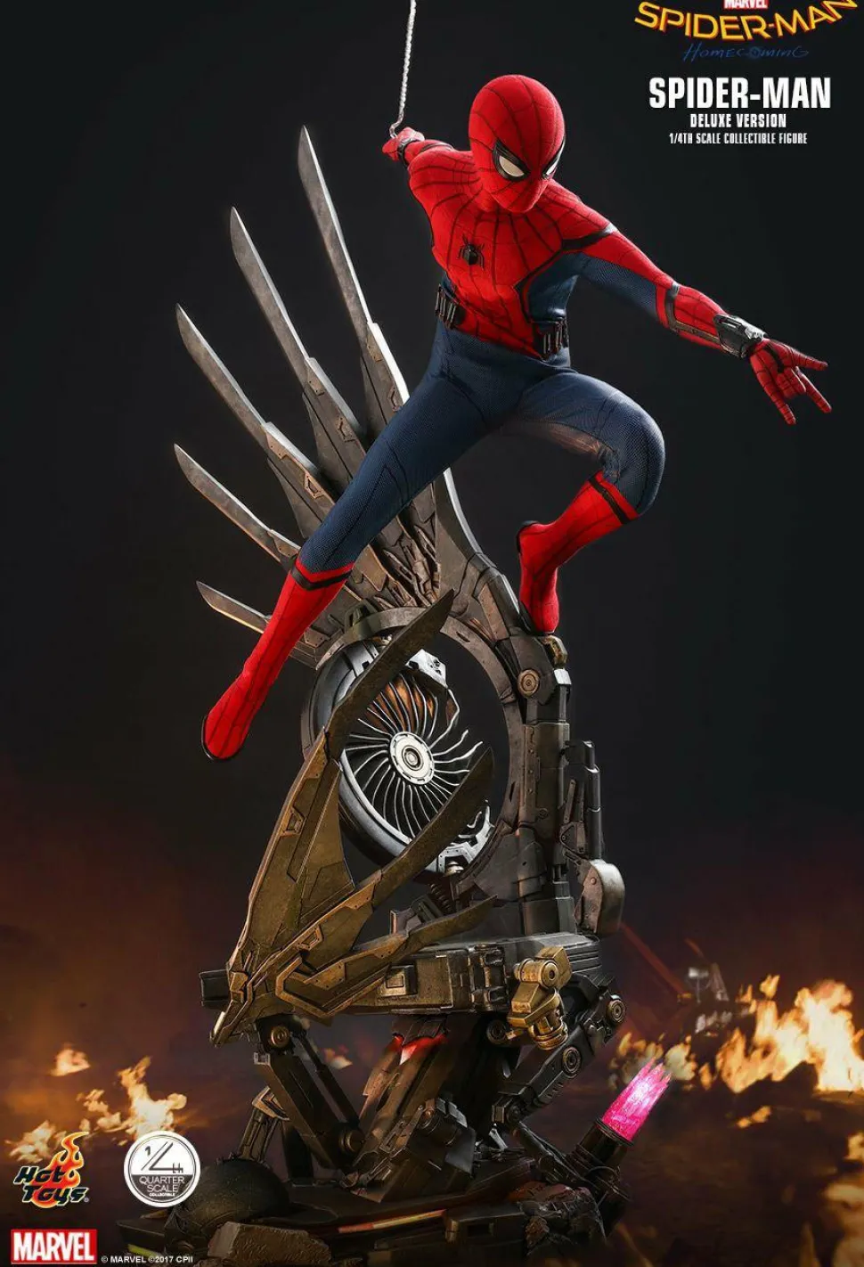 Spider-Man: Homecoming - Spider-Man Deluxe 1/4 Scale Hot Toys Action Figure