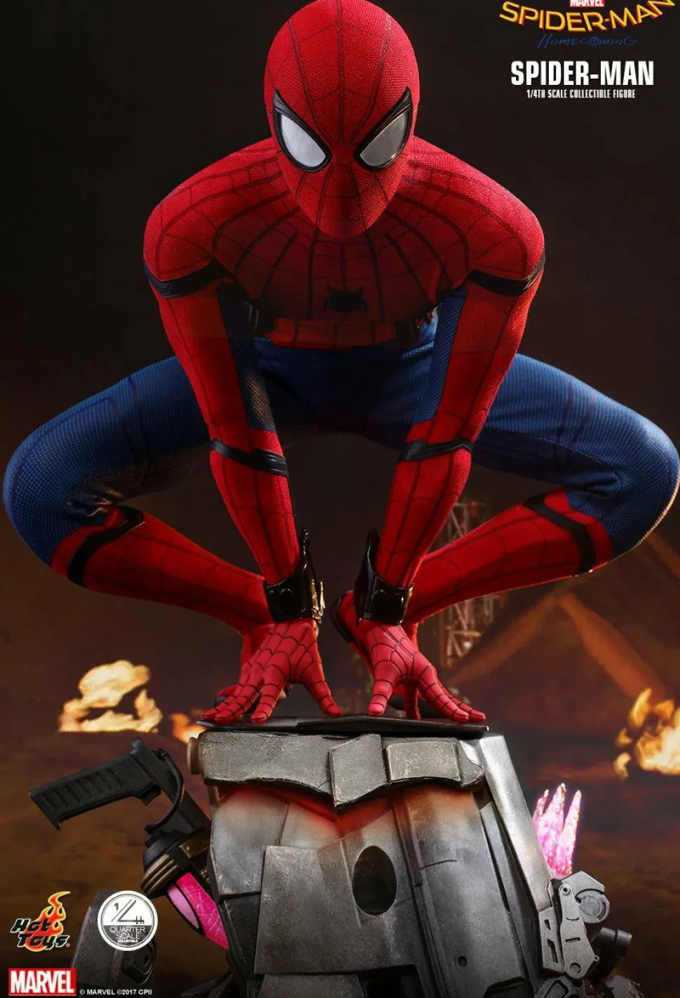 Spider-Man: Homecoming - Spider-Man 1/4 Scale Hot Toys Action Figure