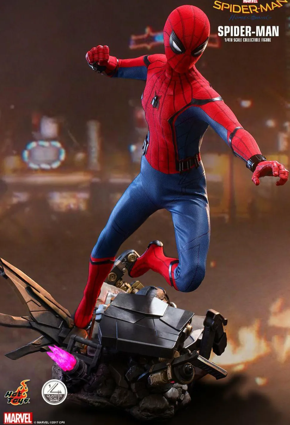 Spider-Man: Homecoming - Spider-Man 1/4 Scale Hot Toys Action Figure